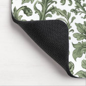 Bloemen en groene bladeren muismat (Hoek)