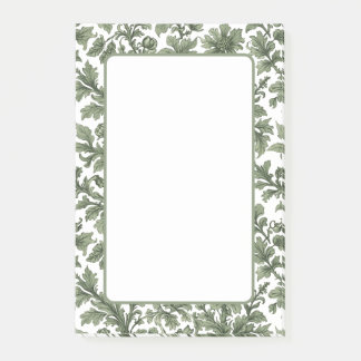 bloemen en groene bladeren post-it® notes