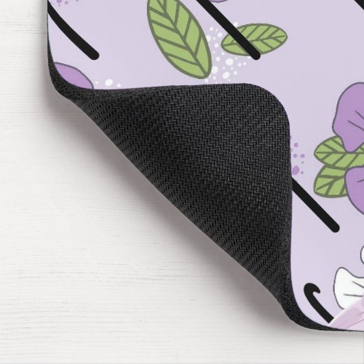 Bloemen en Haak Haak Mousepad Muismat (Hoek)