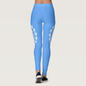 bloemen en hart leggings (Achterkant)