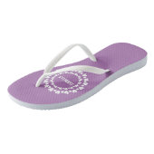 Bloemen En Hart Naam Teenslippers (Schuin)