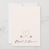 Bloemen en harten bedoeld om Vrijgezellenfeest te Kaart (Achterkant)