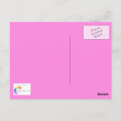 Bloemen en harten - Briefkaart (Achterkant)