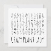 bloemen en inkttekening van kruiden kaart (Voorkant)