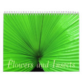 Bloemen en insecten kalender (Hoes)