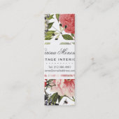  bloemen en insecten Tuinplein B Mini Visitekaartje (Voorkant)