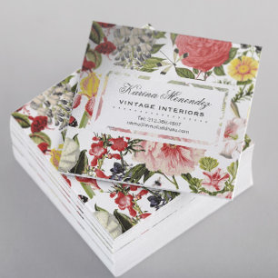  bloemen en insecten Tuinplein B Mini Visitekaartje