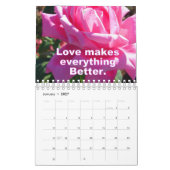 Bloemen en Inspirerend offertes Kalender (Jan 2027)