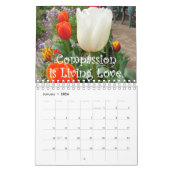 Bloemen en Inspirerend offertes Kalender (Jan 2026)