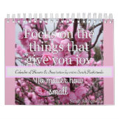 Bloemen en Inspirerend offertes Kalender (Hoes)