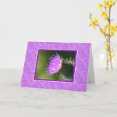 Bloemen en kant blanco noot Kaart melkdik (Gele Bloem)