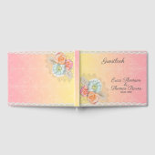 Bloemen en kant gastenboek (Volledig)