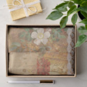  bloemen en kant tissuepapier (Geschenk)