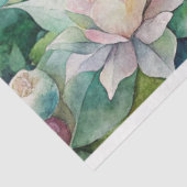 Bloemen en kasteeldecoupage Tissue Paper Tissuepapier (Detail)