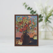 Bloemen en katten van gauguin Paul (beste kwalitei Briefkaart (Staand voorkant)