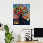 Bloemen en Katten van Paul Gauguin, Vintage Fine A Poster (Thuiskantoor)
