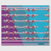 Bloemen en kleuren Inpakpapier (Vlak)