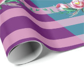 Bloemen en kleuren Inpakpapier (Rol Hoek)