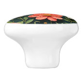 BLOEMEN EN KLEUREN KERAMISCHE KNOP (Zijkant)