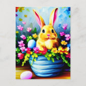  bloemen en koffiebroodrooster feestdagenkaart (Voorkant)