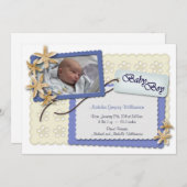 Bloemen en koninklijke koninklijke koninkties van  aankondiging (Voorkant / Achterkant)