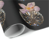 Bloemen en kristal cadeaupapier (Rol Hoek)