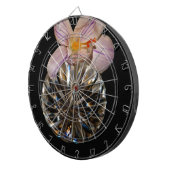 Bloemen en kristal dartbord (Voorkant Rechts)