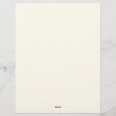 Bloemen en lantaarns briefhoofd (Achterkant)