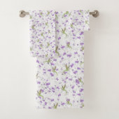 Bloemen en levende vogels bad handdoek (Insitu)