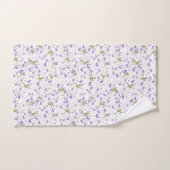 Bloemen en levende vogels bad handdoek (Handdoek)