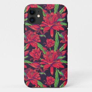 Bloemen en levende vogels Case-Mate iPhone case