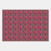 Bloemen en levende vogels inpakpapier vel (Voorkant 2)