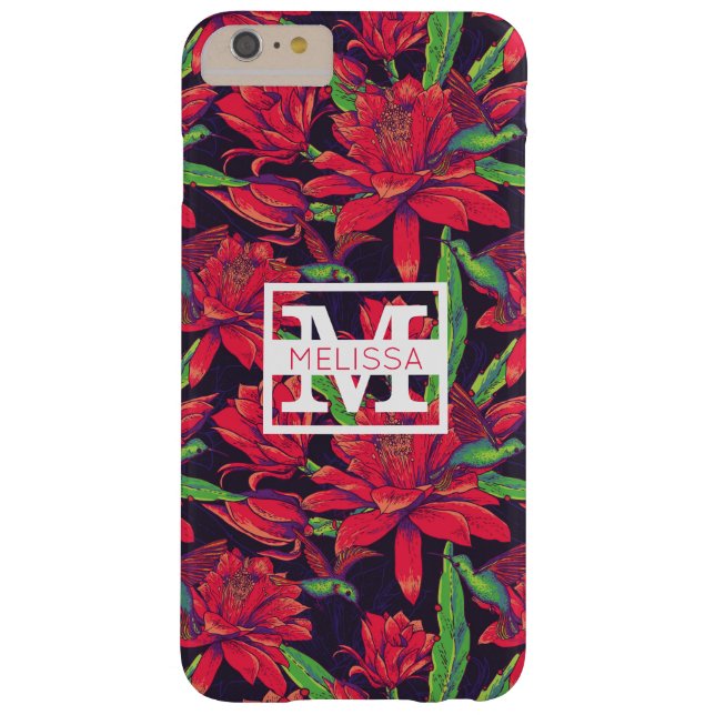 Bloemen en levende vogels | Jouw namen toevoegen Case-Mate iPhone Case (Achterkant)