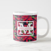 Bloemen en levende vogels | Jouw namen toevoegen Grote Koffiekop (Rechts)