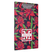 Bloemen en levende vogels | Jouw namen toevoegen Klembord (Rechts)