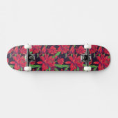 Bloemen en levende vogels skateboard (Horizontaal)