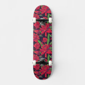 Bloemen en levende vogels skateboard (Voorkant)