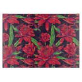 Bloemen en levende vogels snijplank (Voorkant)