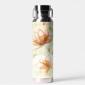 Bloemen en libel  waterfles (Voorkant)