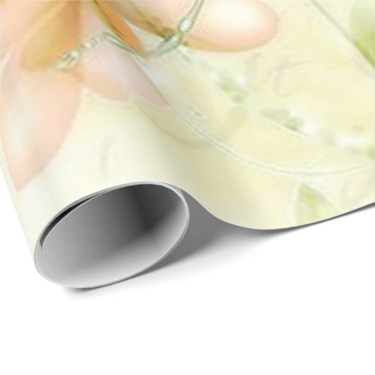 Bloemen en libellen cadeaupapier (Rol Hoek)