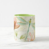 Bloemen en libellen mok (Midden)