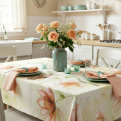 Bloemen en libellen tafelkleed