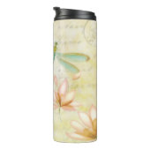 Bloemen en libellen thermosbeker (Geroteerd rechts)