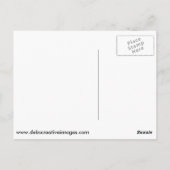 Bloemen en liefde briefkaart (Achterkant)