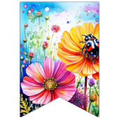 Bloemen en lieveheersbeestjes vlaggetjes (Eerste vlag)