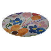 Bloemen en luchtballonnen snijplank (Hoek)