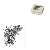 bloemen en madeliefjes Bloemen Stempel (Gestempeld)