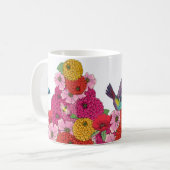 Bloemen en Mok van botervliegen (Voorkant links)