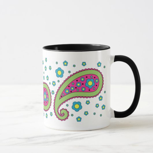 Bloemen en Mok van Paisley (Rechts)