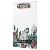  bloemen en naam klembord (Links)